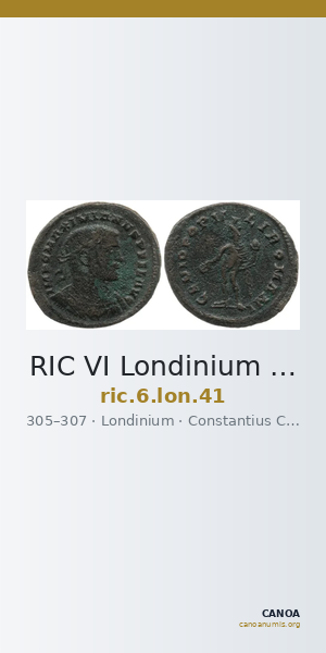 RIC VI Londinium 41 — CANOA