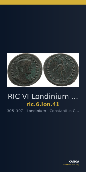 RIC VI Londinium 41 — CANOA
