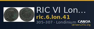 RIC VI Londinium 41 — CANOA