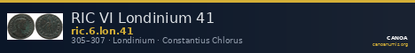 RIC VI Londinium 41 — CANOA