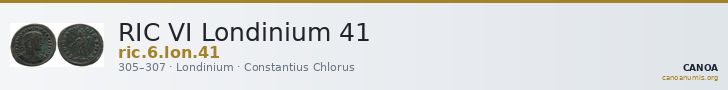 RIC VI Londinium 41 — CANOA