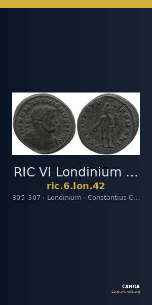 RIC VI Londinium 42 — CANOA
