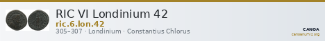 RIC VI Londinium 42 — CANOA