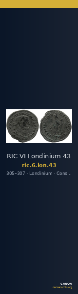 RIC VI Londinium 43 — CANOA