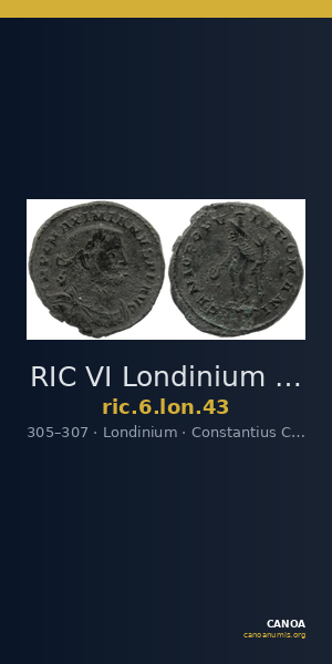 RIC VI Londinium 43 — CANOA