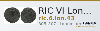 RIC VI Londinium 43 — CANOA