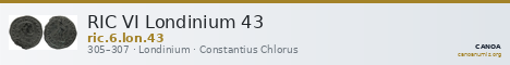 RIC VI Londinium 43 — CANOA