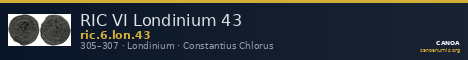 RIC VI Londinium 43 — CANOA