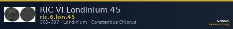 RIC VI Londinium 45 — CANOA