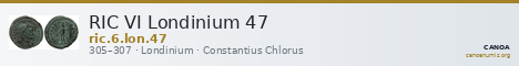 RIC VI Londinium 47 — CANOA