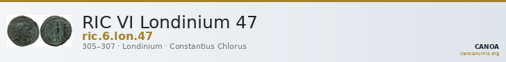 RIC VI Londinium 47 — CANOA