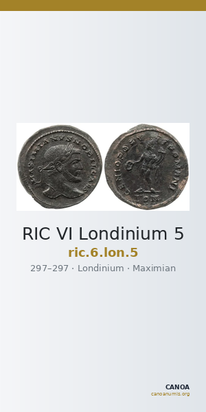RIC VI Londinium 5 — CANOA