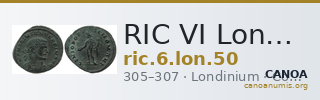 RIC VI Londinium 50 — CANOA