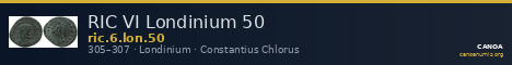RIC VI Londinium 50 — CANOA