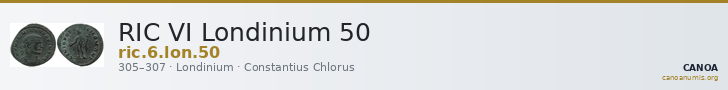 RIC VI Londinium 50 — CANOA