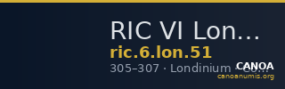 RIC VI Londinium 51 — CANOA