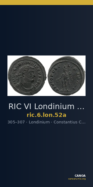 RIC VI Londinium 52a — CANOA