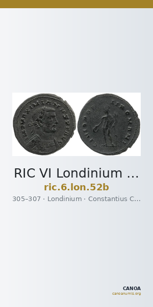 RIC VI Londinium 52b — CANOA
