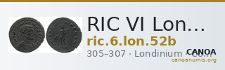 RIC VI Londinium 52b — CANOA