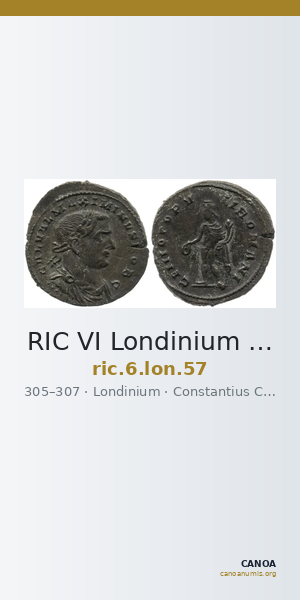 RIC VI Londinium 57 — CANOA