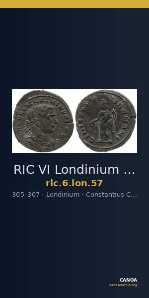 RIC VI Londinium 57 — CANOA