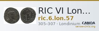 RIC VI Londinium 57 — CANOA