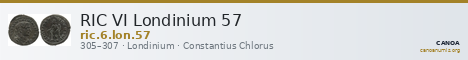 RIC VI Londinium 57 — CANOA