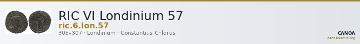 RIC VI Londinium 57 — CANOA