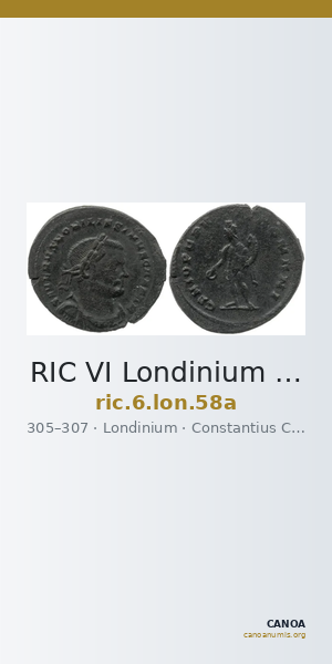 RIC VI Londinium 58a — CANOA