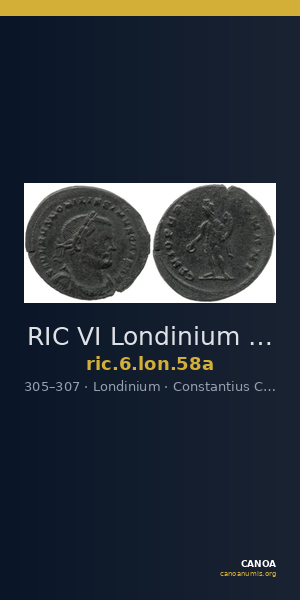 RIC VI Londinium 58a — CANOA