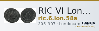 RIC VI Londinium 58a — CANOA