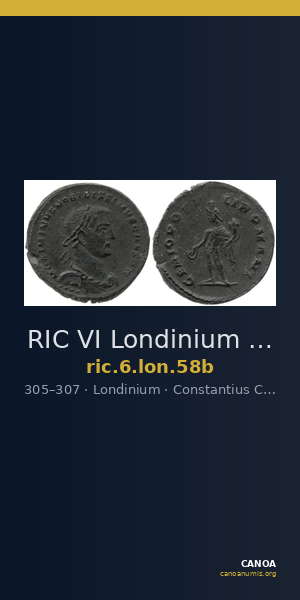 RIC VI Londinium 58b — CANOA