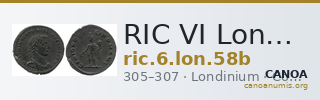RIC VI Londinium 58b — CANOA