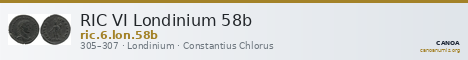 RIC VI Londinium 58b — CANOA