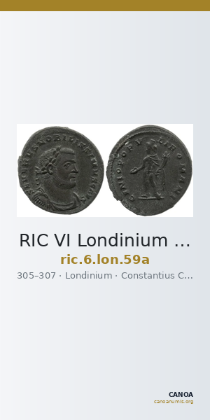 RIC VI Londinium 59a — CANOA