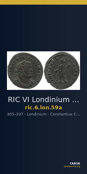 RIC VI Londinium 59a — CANOA