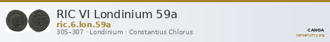 RIC VI Londinium 59a — CANOA