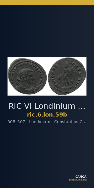RIC VI Londinium 59b — CANOA