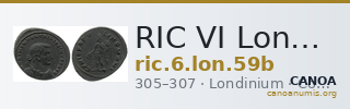 RIC VI Londinium 59b — CANOA
