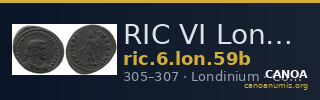 RIC VI Londinium 59b — CANOA