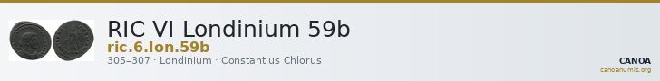 RIC VI Londinium 59b — CANOA