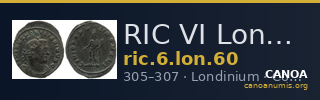 RIC VI Londinium 60 — CANOA