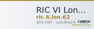 RIC VI Londinium 62 — CANOA