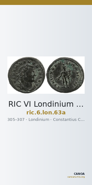 RIC VI Londinium 63a — CANOA