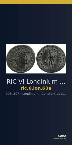 RIC VI Londinium 63a — CANOA