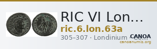 RIC VI Londinium 63a — CANOA