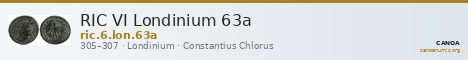 RIC VI Londinium 63a — CANOA