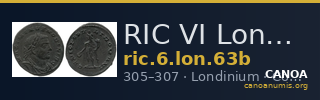 RIC VI Londinium 63b — CANOA