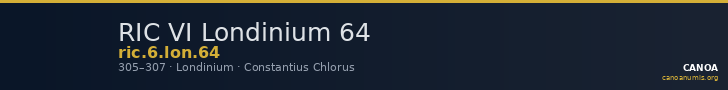RIC VI Londinium 64 — CANOA