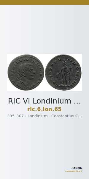 RIC VI Londinium 65 — CANOA
